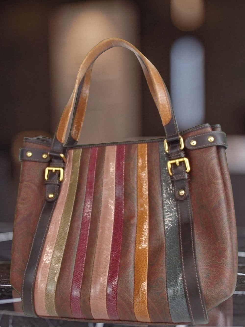 ETRO Milano Paisley Tote Bag π - Picture 2 of 16